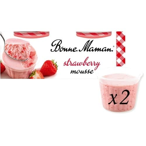 Bonne Maman Strawberry Mousse Dessert (2 x 70g)