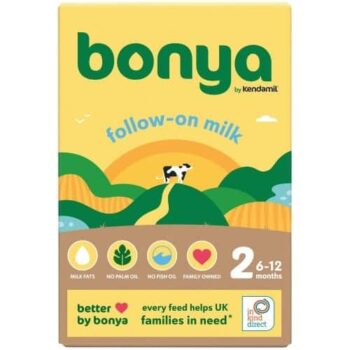 Bonya by Kendamil Follow On Milk 6-12 Months (2 x 800g)