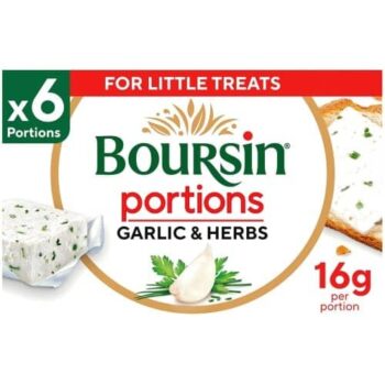 Boursin Garlic & Herb French Cheese Portions (6 x 96g)