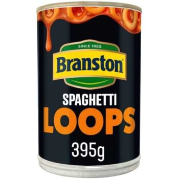 Branston Spaghetti Loops in a Rich Thick Tomatoey Sauce (395g)