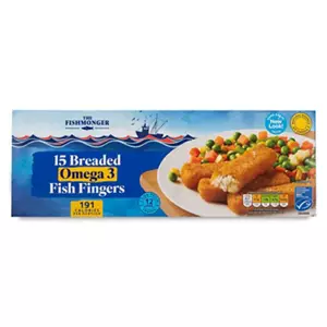 Breaded Omega 3 Fish Fingers 15 Pack
