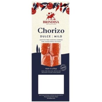Brindisa Mild Cooking Chorizo Sausages (280g)