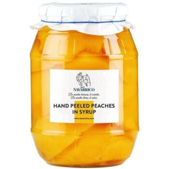 Brindisa Navarrico Hand-Peeled Peach Halves in Syrup (950g)