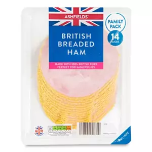 British Breaded Ham 14 Slices