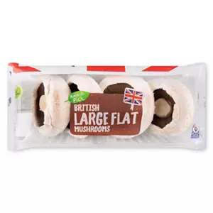 British Large Flat Mushrooms
