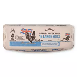 British Large Free Range Eggs 12 Pack