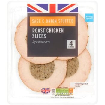 British Roast Chicken & Stuffing Slices (4 x 100g)