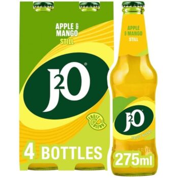 Britvic J2O Apple & Mango Juice Drink 4 Bottles (4 x 275ml)