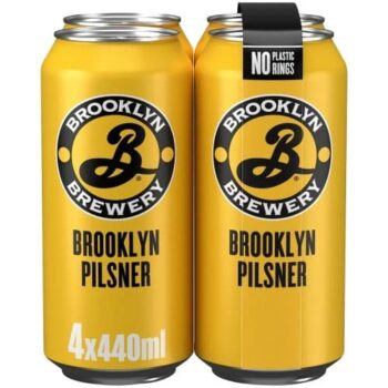 Brooklyn Pilsner Crisp Lager (4 x 440ml)