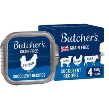 Butcher's Succulent Recipes Wet Dog Food Trays (4 x 150g)