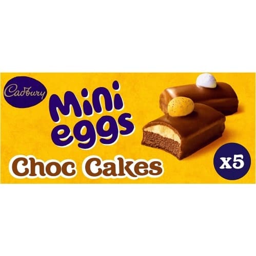 Cadbury 6 Mini Eggs Milk Chocolate Easter Cakes Pack