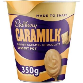 Cadbury Caramilk Golden Caramel Chocolate Dessert Pot (350g)