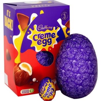 Cadbury Creme Egg Large Milk Chocolate Easter Egg (190g)
