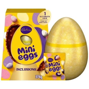 Cadbury Mini Eggs Inclusions Ultimate Chocolate Egg (374g)