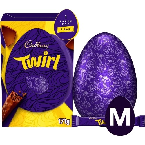 Cadbury Twirl Milk Chocolate Egg (171g)
