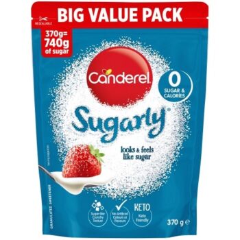 Canderel Sugarly Zero Calorie Sweetener Value Pack (370g)