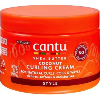 Cantu Shea Butter Coconut Curling Cream for Natural Hair (340g)