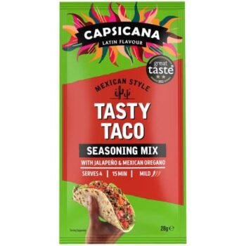 Capsicana Mexican Tasty Taco Seasoning Mix Medium (28g)
