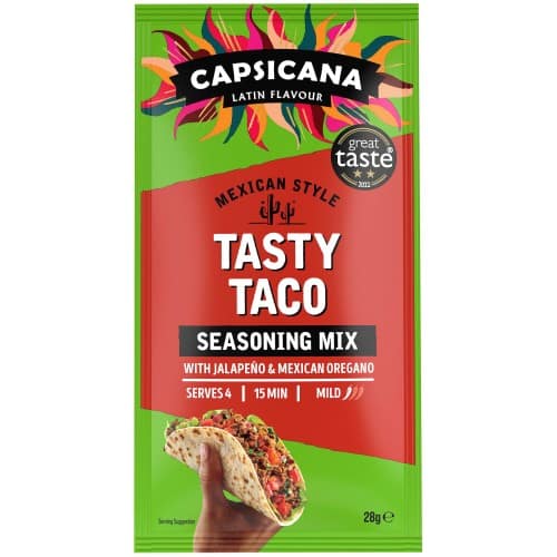 Capsicana Mexican Tasty Taco Seasoning Mix Medium (28g)