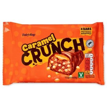 Caramel Crunch Chocolate Bars (4)