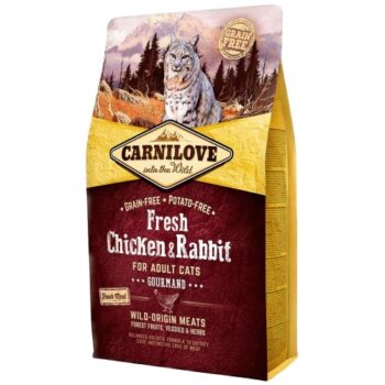 Carnilove Fresh Chicken & Rabbit Adult Cat Food (2kg)