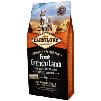 Carnilove Fresh Ostrich & Lamb Small Breed Adult Dog Food