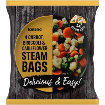 Carrots, Broccoli, and Cauliflower Steam Bags (640g)