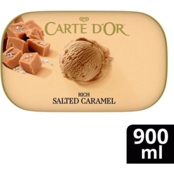 Carte D'Or Rich Salted Caramel Ice Cream Dessert Tub (900ml)