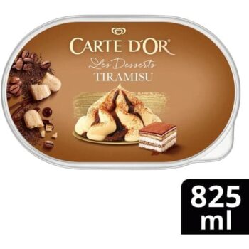 Carte D'Or Tiramisu Ice Cream Dessert Tub (825ml)