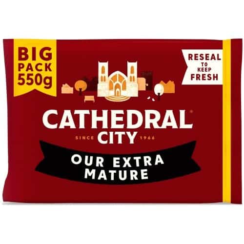 Cathedral City Extra Mature Cheddar Cheese (550g)