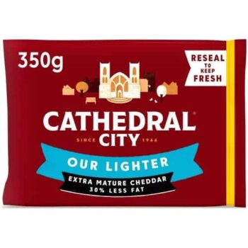 Cathedral City Lighter Extra Mature Cheddar Cheese (350g)