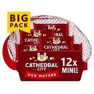 Cathedral City Mini Mature Cheddar Cheese (12 x 20g)