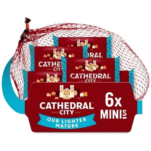 Cathedral City Mini Mature Lighter Cheese (6 x 20g)