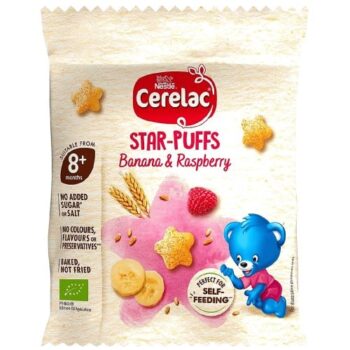 Cerelac Banana & Raspberry Star-Puffs 8+ Months (7g)