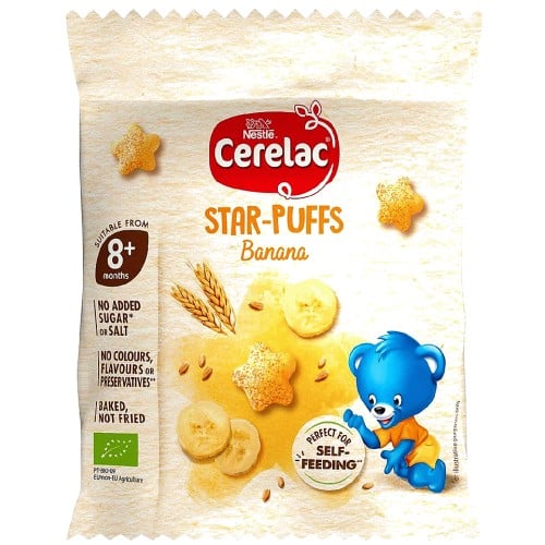 Cerelac Banana Star-Puffs 8+ Months (7g)