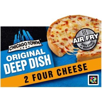 Chicago Town Fully Loaded Deep Dish Four Cheese Pizzas (2 x 148g)
