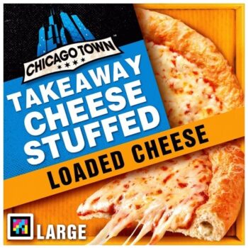 Chicago Town Takeaway Cheesy Stuffed Crust Cheese Pizza (630g)
