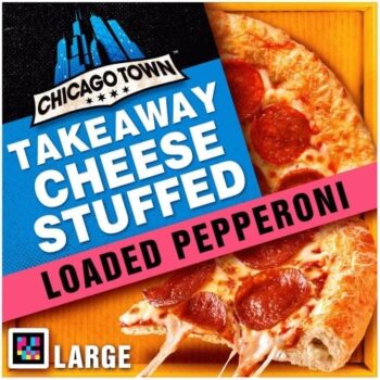Chicago Town Takeaway Cheesy Stuffed Crust Pepperoni Large Pizza (640g)