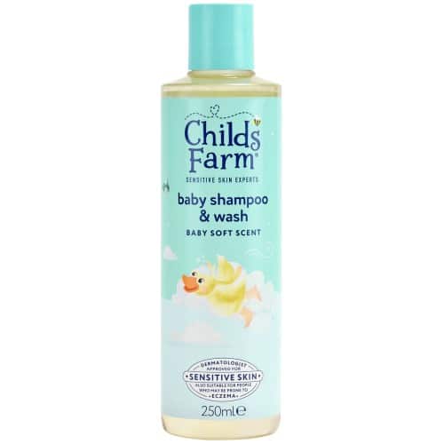 Childs Farm Baby Shampoo & Wash Baby Soft Scent (250ml)