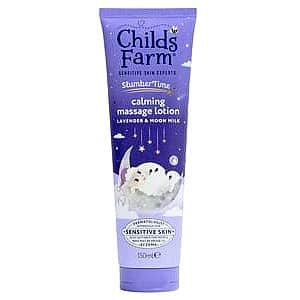 Childs Farm Slumber Time Sleep Calming Massage Lotion Lavender & Moon Milk Gentle Moisturiser for Babies (150ml)