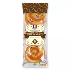 Chocolate Chip Brioche Swirls