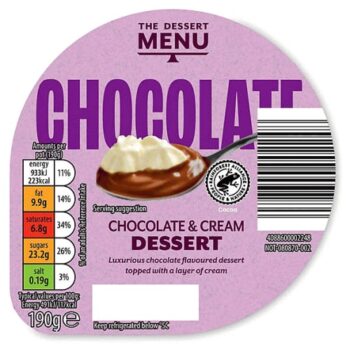 Chocolate & Cream Luxurious Dessert