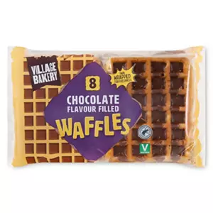Chocolate Flavour Filled Waffles