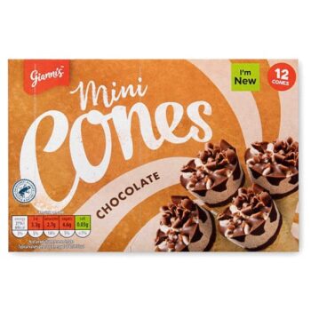 Chocolate Mini Ice Cream Cones