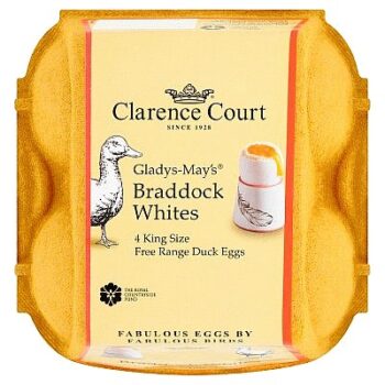Clarence Court 4 Duck Eggs
