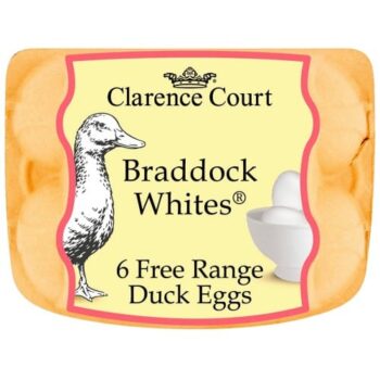 Clarence Court Free Range White Duck Eggs