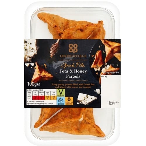 Co-op Irresistible Greek Feta & Honey Parcels (100g)