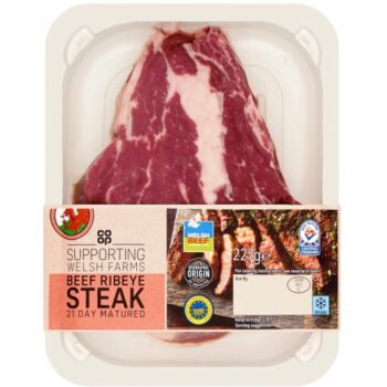 Co-op Welsh Beef Ribeye Steak (227g)