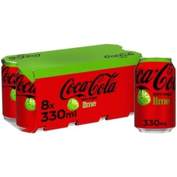 Coca-Cola Zero Sugar Lime (8 x 330ml)