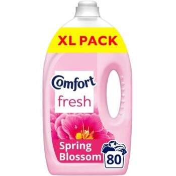 Comfort Fresh Fabric Conditioner Spring Blossom 80 Washes (2.4 Litre)